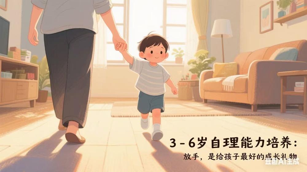3-6岁自理能力培养：放手，是给孩子最好的成长礼物